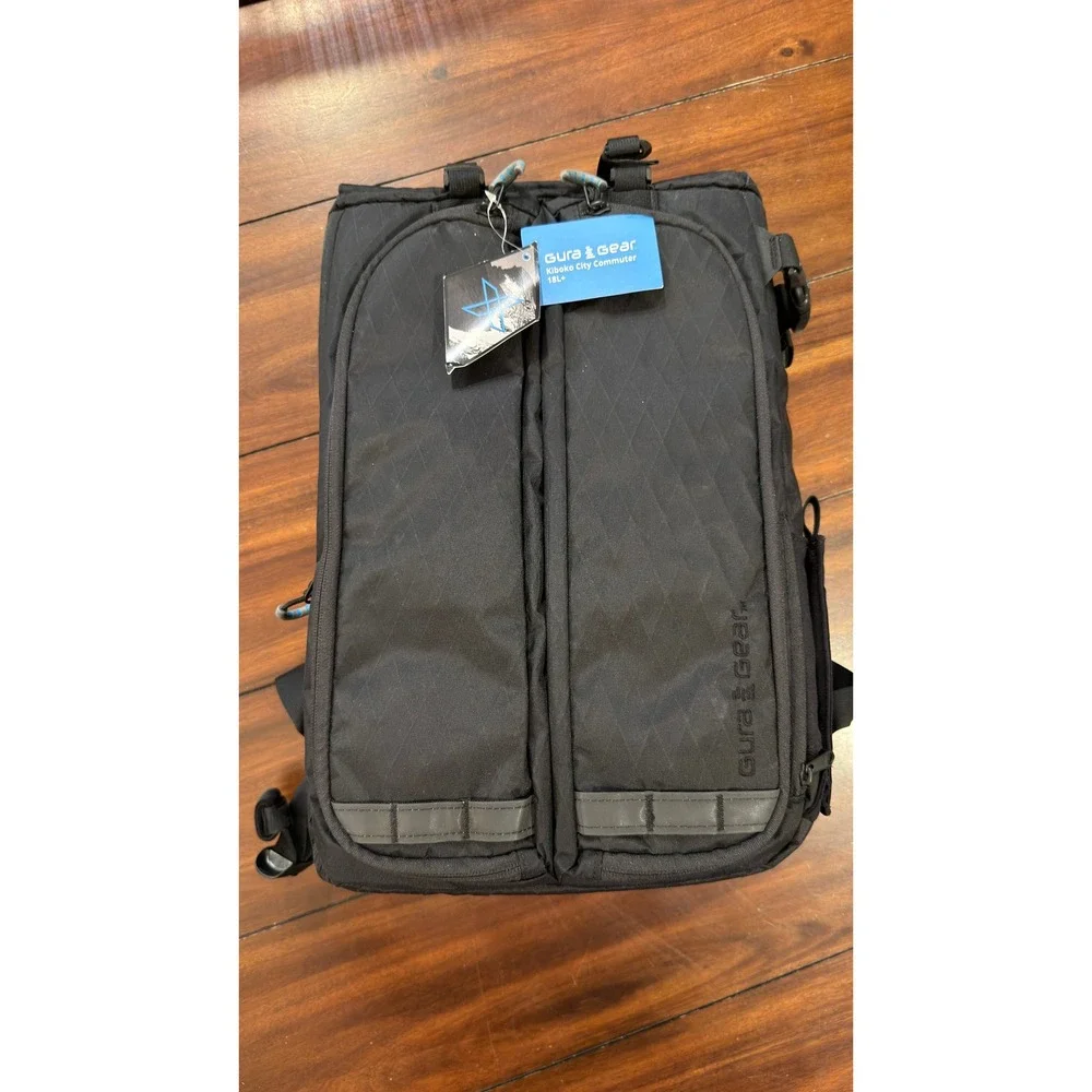 Gura Gear Kiboko City Commuter 18L+ Camera Backpack Black X-Pac Bag